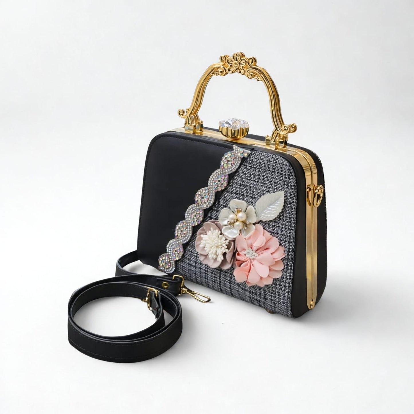 Flower Frame CrossBody/Clutch
