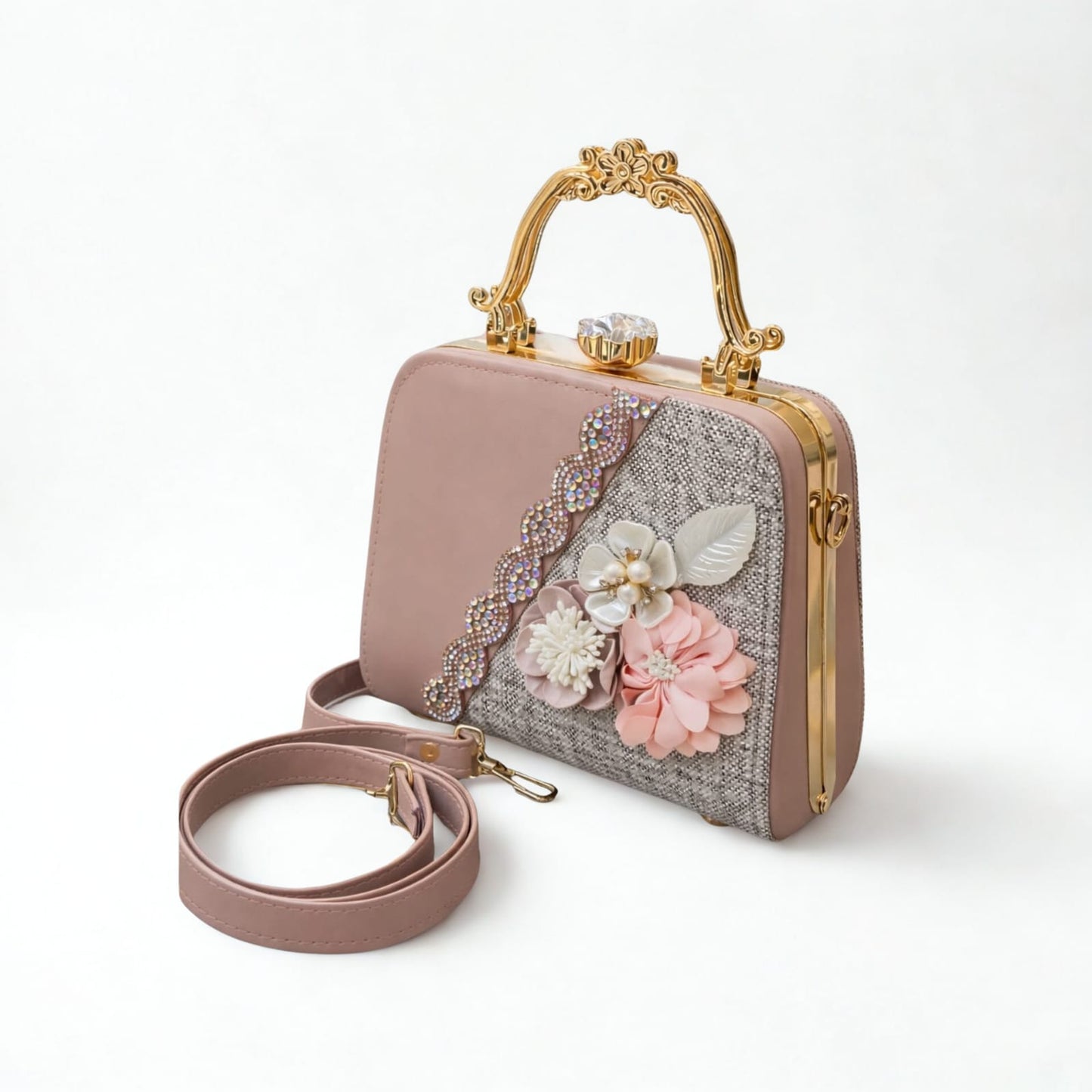 Flower Frame CrossBody/Clutch