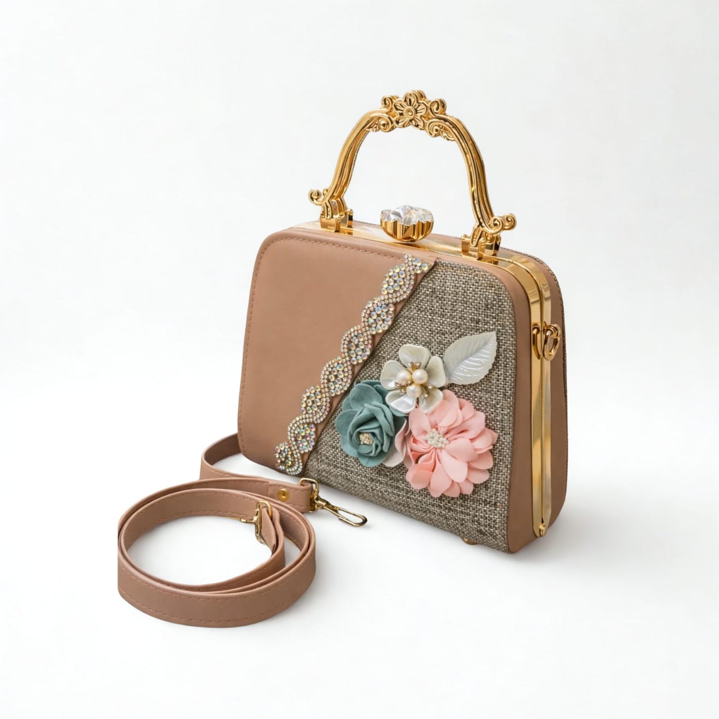 Flower Frame CrossBody/Clutch