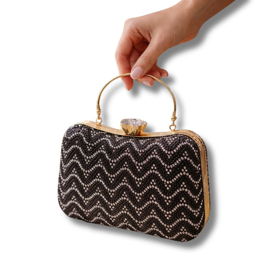 Elegant Beaded Clutch Collection | Gold Accented Handbags | Formal Evening Purses