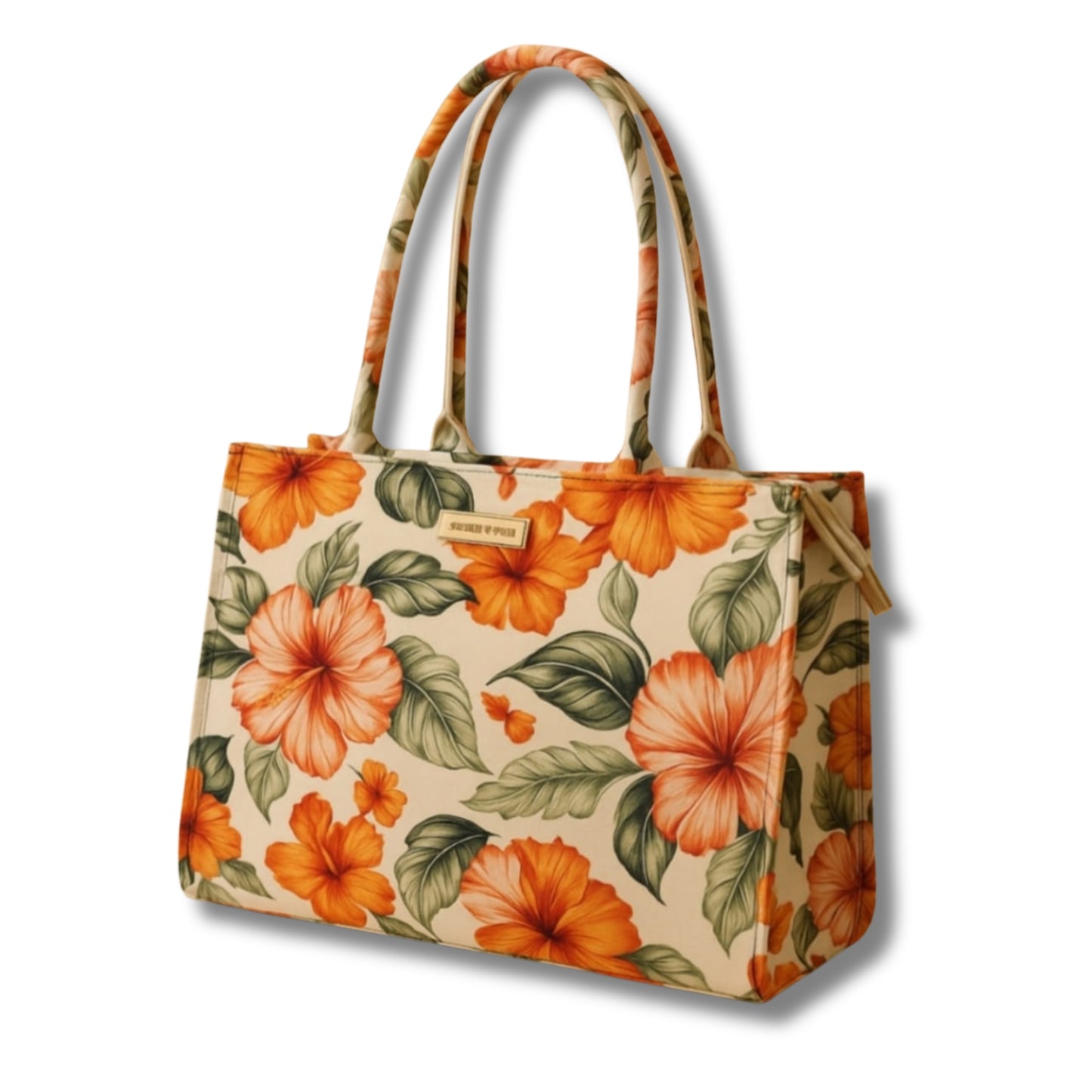 High Quality Floral Pattern Tote Bags