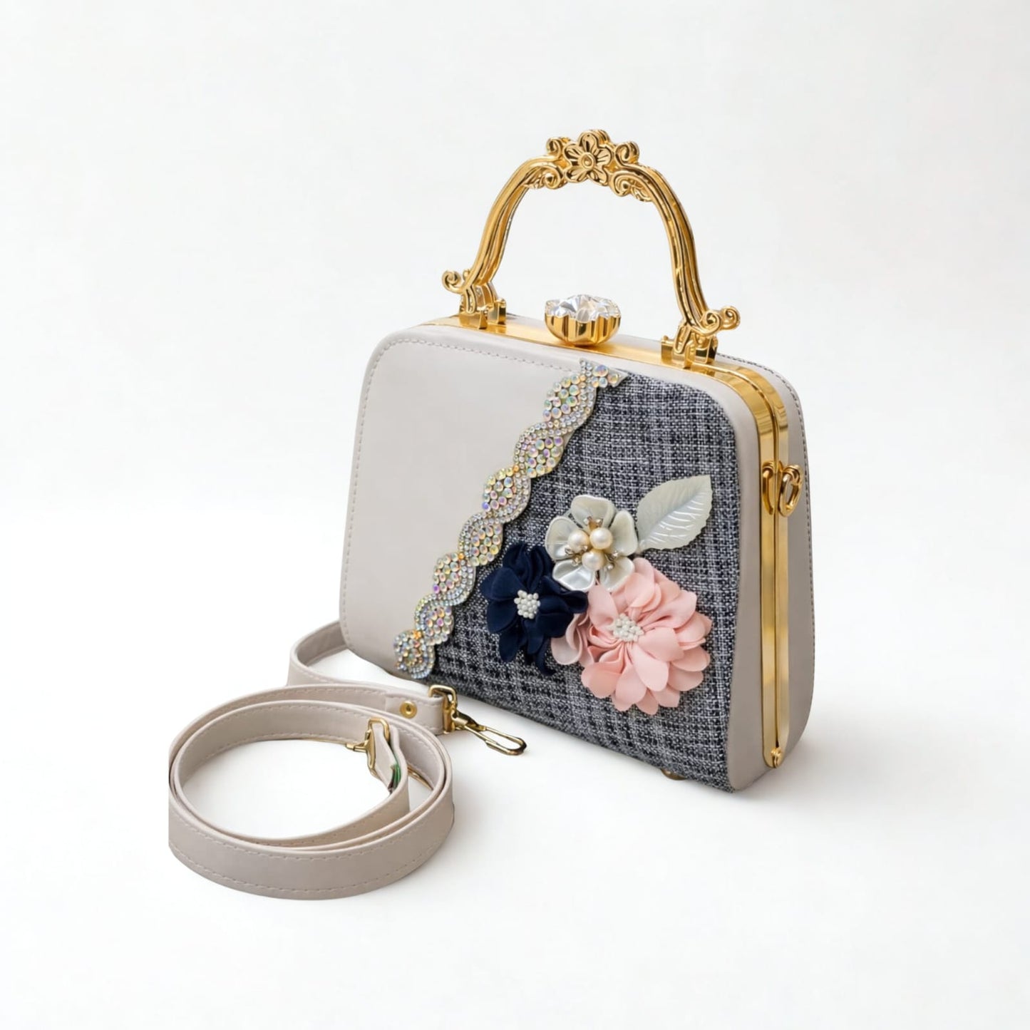 Flower Frame CrossBody/Clutch