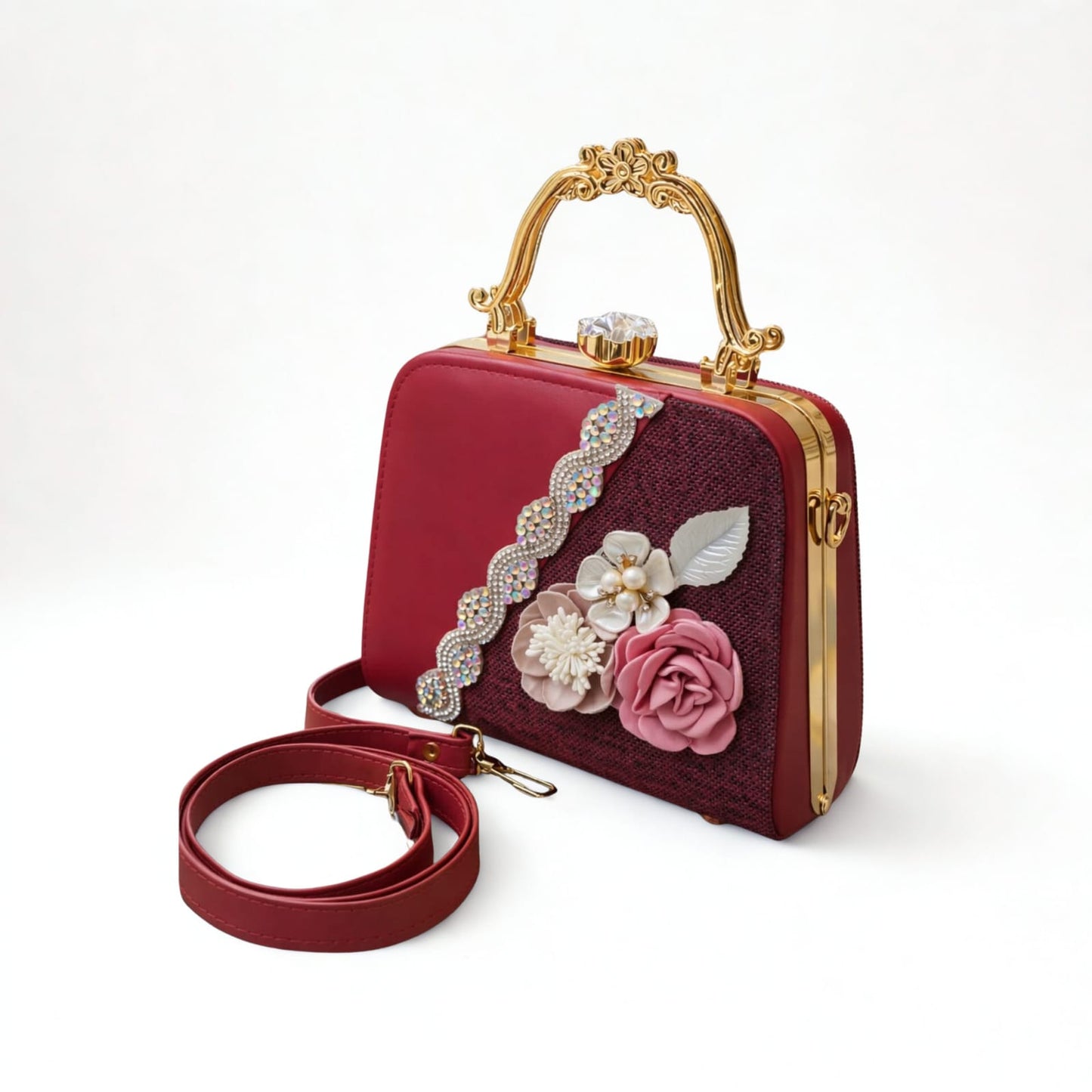 Flower Frame CrossBody/Clutch