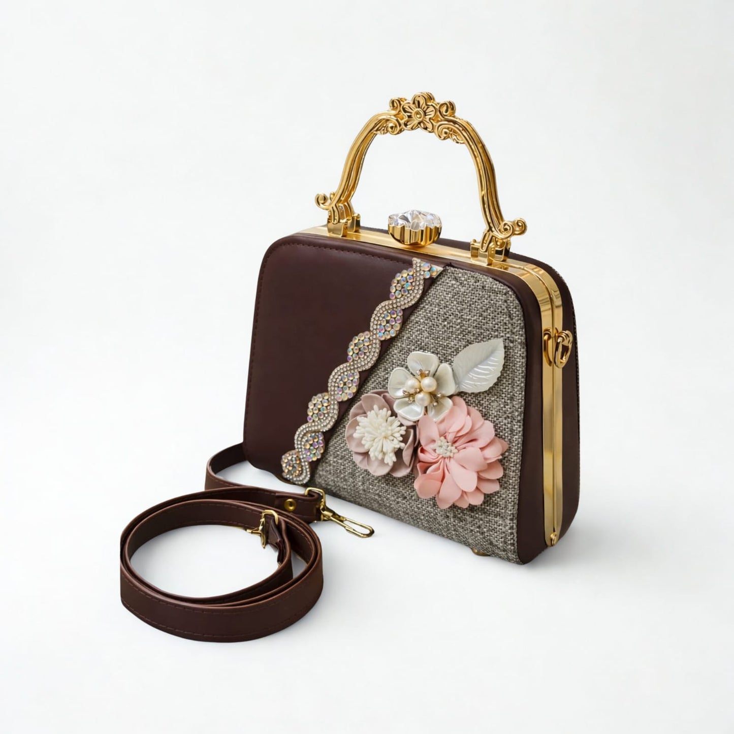 Flower Frame CrossBody/Clutch