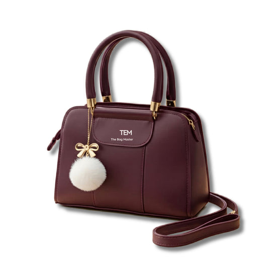 Premium Quality TBM The Bag Master Shoulder Bag - Stylish & Unique Design with Fur Keychain & Attractive Lock